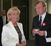 Karin Stoiber im Gespräch mit Prof. Dr. Bruno Reichart (Foto: Martin Schmitz)